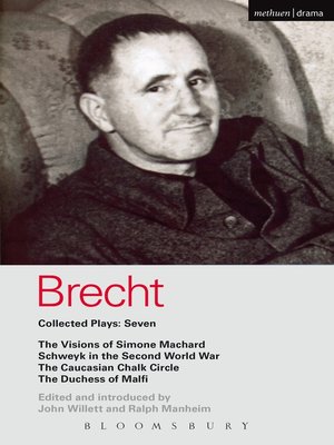 cover image of Brecht Collected Plays, 7